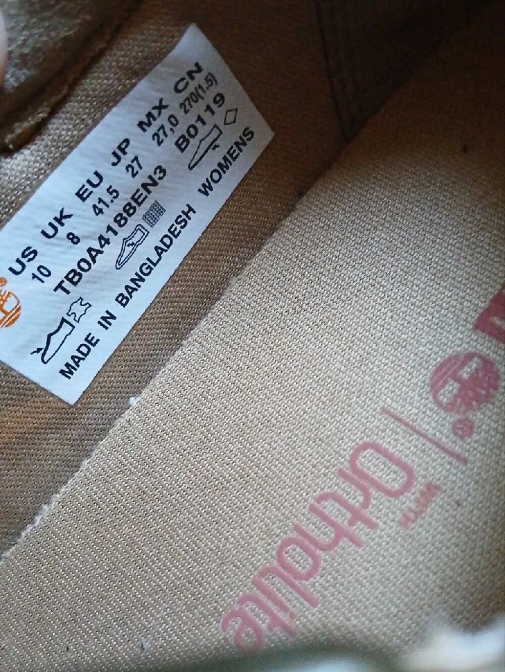 Timberland Tan Leather Woven Strap Loafers